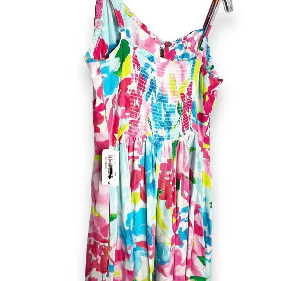 NWT Old Navy Bright Floral Print Spaghetti Strap Dress Size XS - Picture 3 of 7